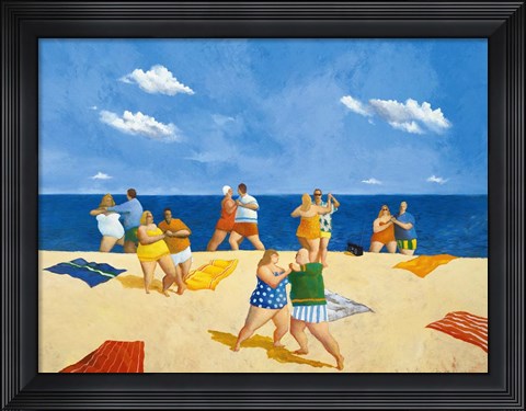 Framed Tango Beach Print