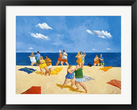 Framed Tango Beach Print