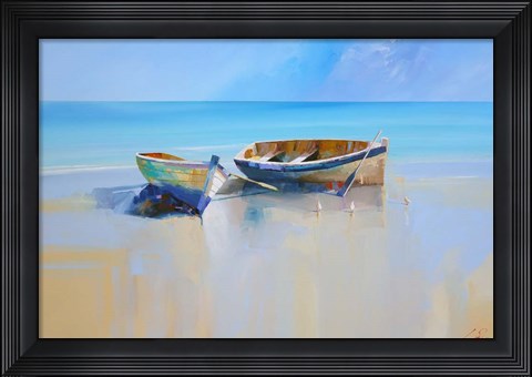 Framed Afternoon Gulls Print