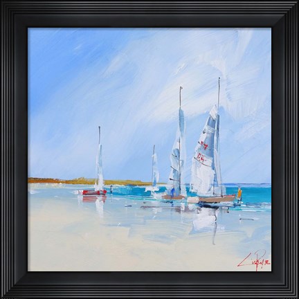 Framed Aspendale Sails Print