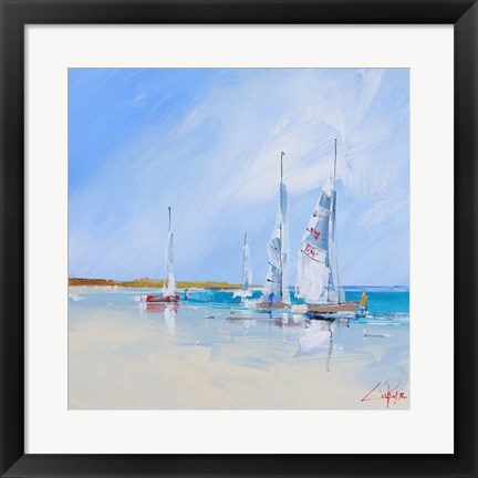 Framed Aspendale Sails Print