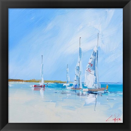 Framed Aspendale Sails 1 Print