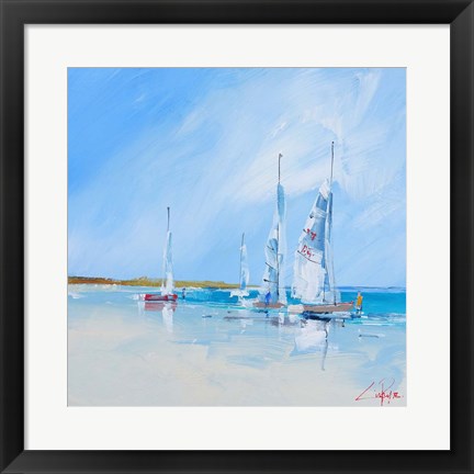 Framed Aspendale Sails 1 Print