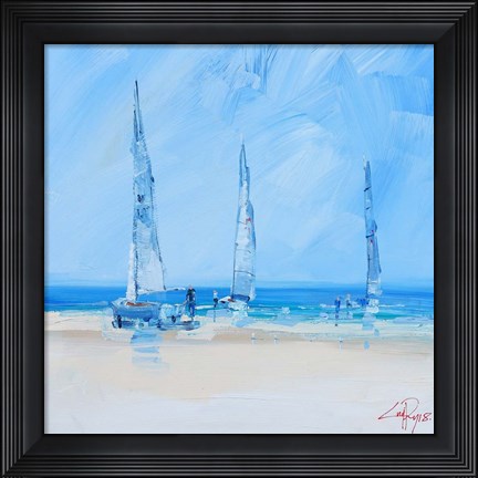 Framed Aspendale Sails 2 Print