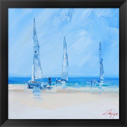 Framed Aspendale Sails 2 Print