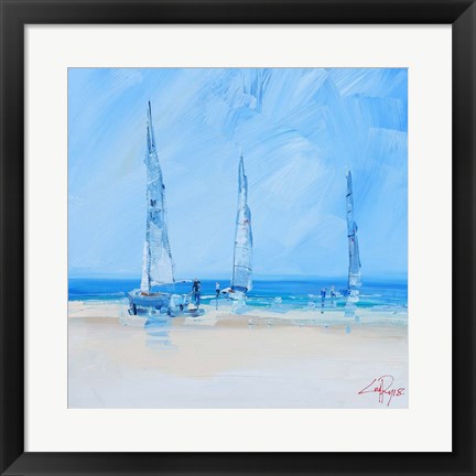 Framed Aspendale Sails 2 Print