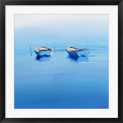 Framed Late Moorings Print