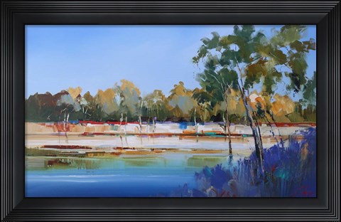 Framed Late Night, The Murray 2 Print