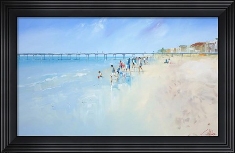 Framed Low Tide at Henley Print