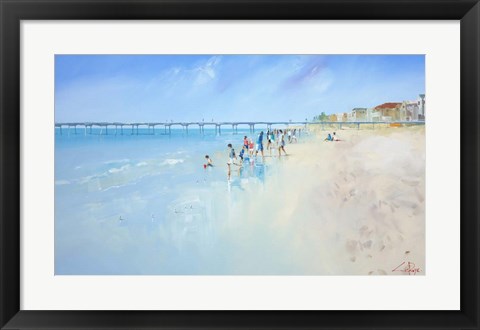 Framed Low Tide at Henley Print