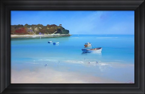 Framed Low Tide Sorrento Print