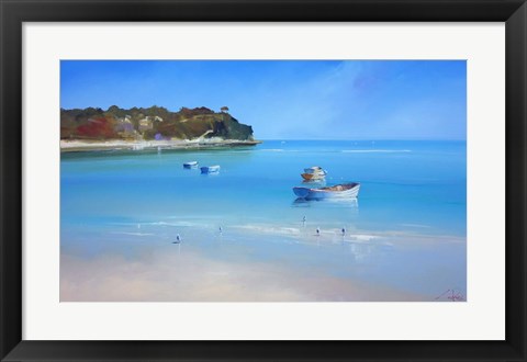 Framed Low Tide Sorrento Print