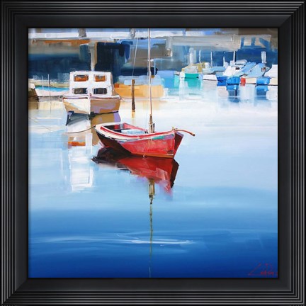 Framed Mordialloc Moorings Print