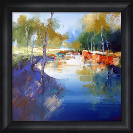 Framed Morning at Cobram Print