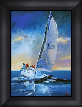 Framed Night Sail Print
