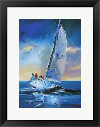 Framed Night Sail Print