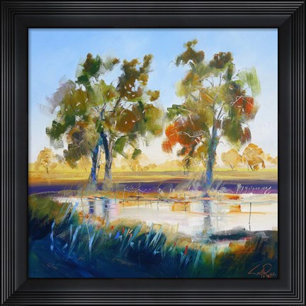 Framed Winter Rain Print