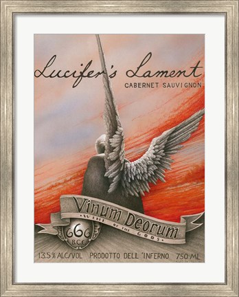 Framed Lucifer&#39;s Lament Print