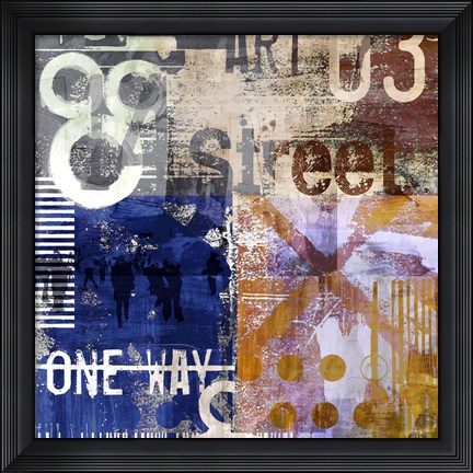 Framed Move On IX Print