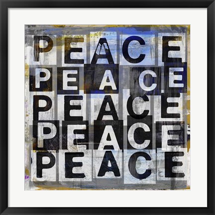 Framed Peace Print