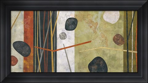 Framed Sticks and Stones III Print