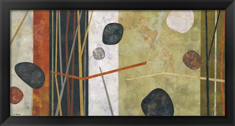 Framed Sticks and Stones III Print