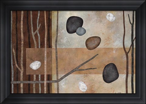 Framed Sticks and Stones IV Print