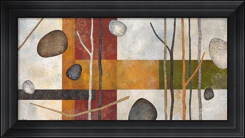Framed Sticks and Stones IX Print