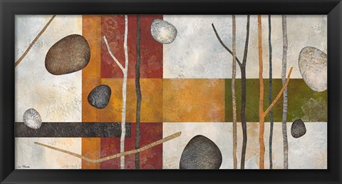 Framed Sticks and Stones IX Print