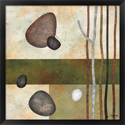 Framed Sticks and Stones VI Print