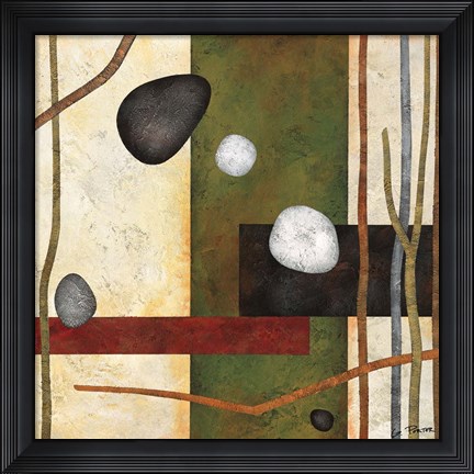 Framed Sticks and Stones VIII Print