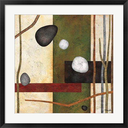 Framed Sticks and Stones VIII Print