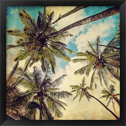 Framed Kauai Island Palms Print
