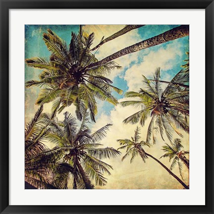 Framed Kauai Island Palms Print