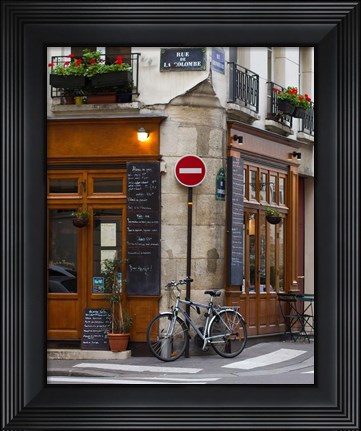 Framed Rue de la Colombe Print