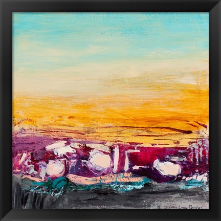 Framed Whispered Wanderlust II Print