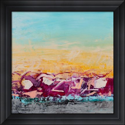 Framed Whispered Wanderlust III Print