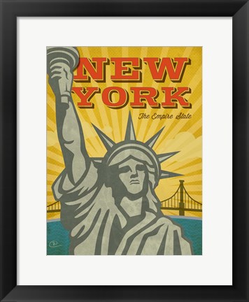 Framed New York - The Empire State Print