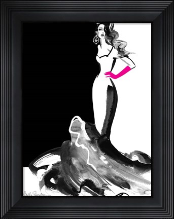 Framed Ball Gown Print