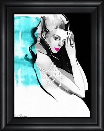 Framed Shoulder Necklace Print