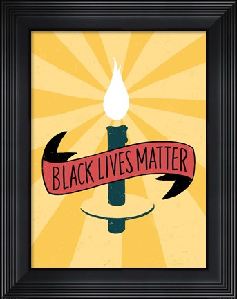 Framed Black Lives Matter - Candle Print