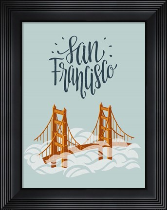 Framed San Francisco Travel Print