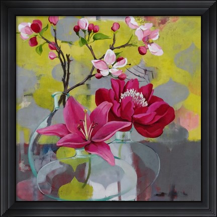 Framed Apple Blossom Trio Print