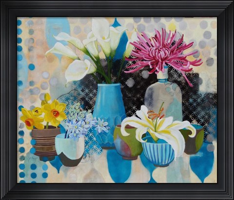 Framed Collection of Blue Print