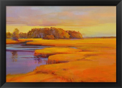 Framed Autumn Marsh Print