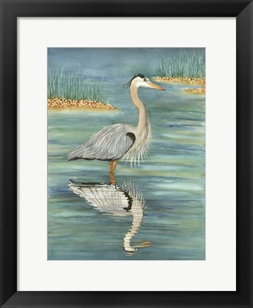 Framed Blue Print