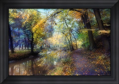 Framed Autumn Walk Print