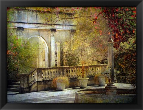 Framed Courtyard Print