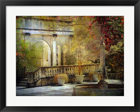 Framed Courtyard Print