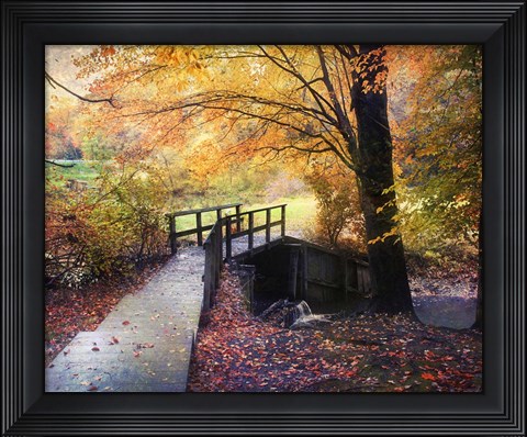 Framed Foot Bridge Print